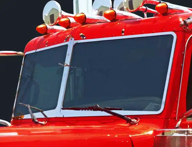 Peterbilt Angled Windshield Trim
